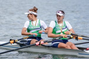 D. Rimkutė ir D. Karalienė tapo Europos irklavimo vicečempionėmis