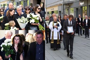 Į paskutinę kelionę jautriai išlydėta aktorė Daiva Rudokaitė: susirinkusieji sunkiai tvardė emocijas