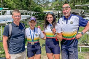 Lietuvos sporto savaitė: irkluotojų sidabras, „Žalgirio“ futbolininkų kalneliai ir bronzinis A. Gudžiaus startas