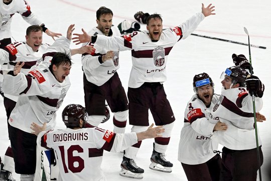  Latvijos ledo ritulininkai pirmą kartą istorijoje laimėjo pasaulio čempionato bronzą.