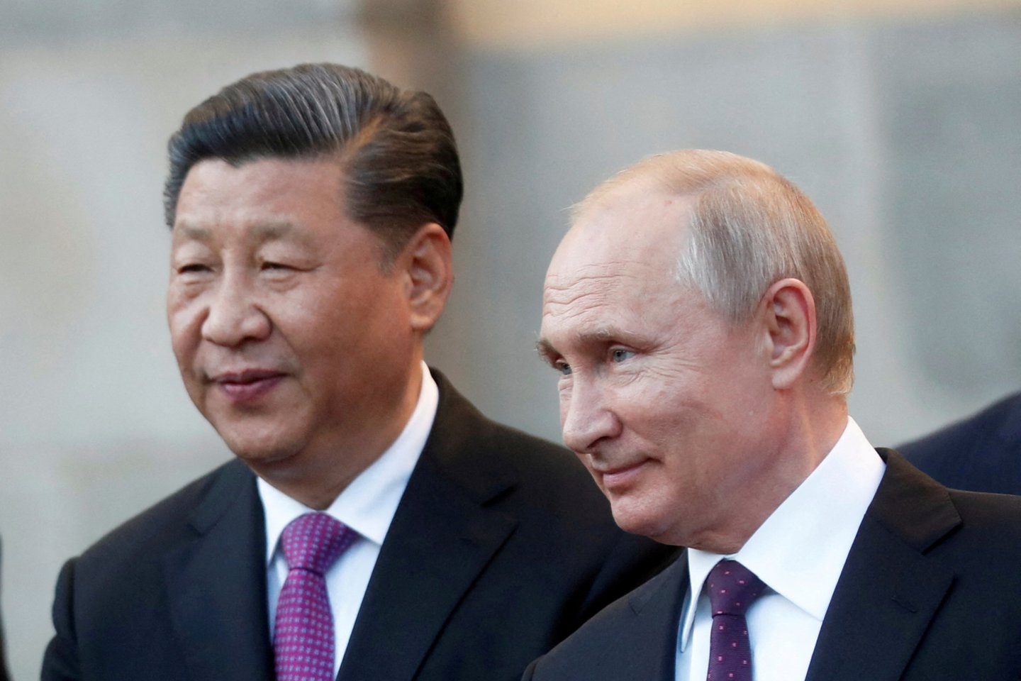  Xi Jinpingas ir Vladimiras Putinas<br>Reuters/Scanpix nuotr.