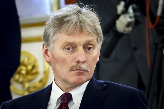 Kremliaus atstovas spaudai Dmitrijus Peskovas.