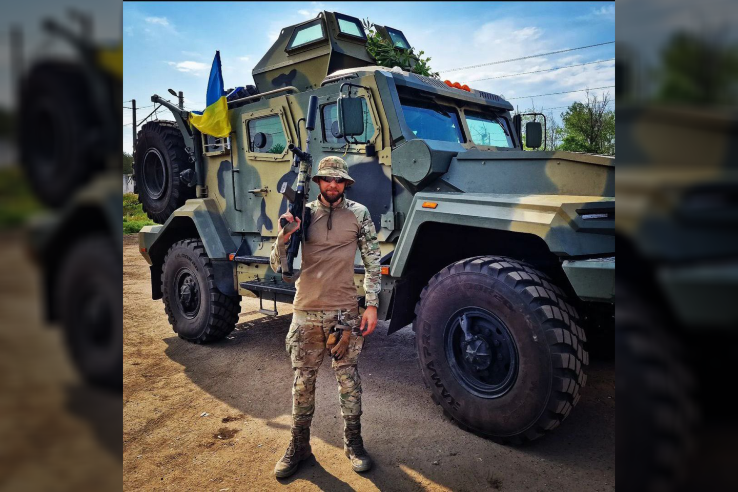  Ukrainiečiai giriasi, kad į tarnybą jų ginkluotosiose pajėgose stoja ir rusų perimtas šarvuotis „AMN-590951“.