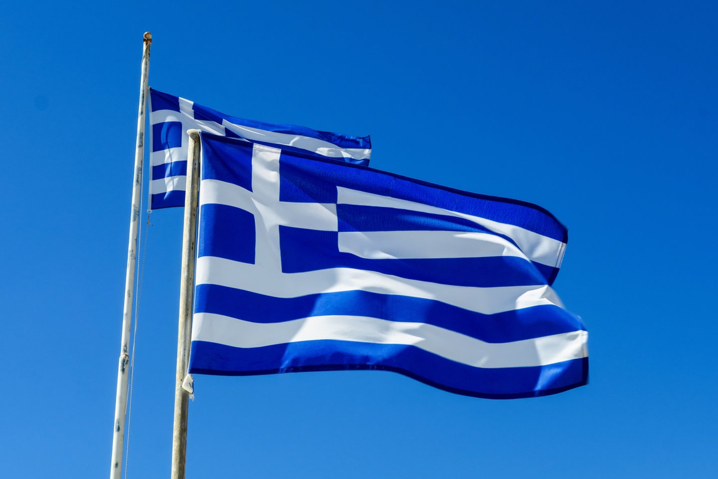 Graikijos vėliava.<br>123rf nuotr.