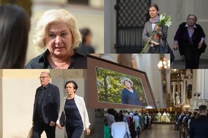 Su televizijos laidų vedėja Zita Kelmickaite atsisveikina artimieji ir draugai