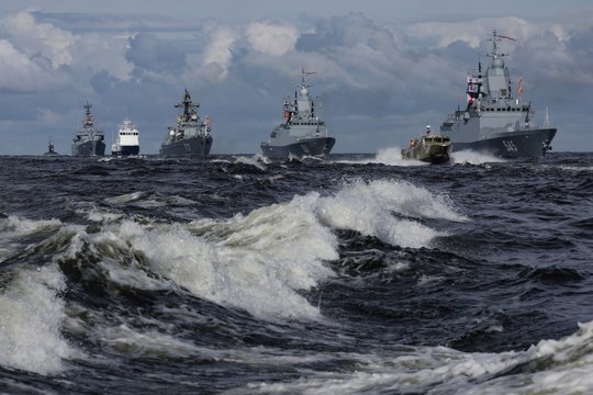  Rusijos karinio jūrų laivyno dienos paradas 2022 m.