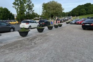 Pasikeitė įvažiavimas į Tymo turgaus stovėjimo aikštelę, ateityje – dar daugiau pokyčių