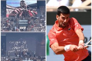 Kosovui skausminga Novako Džokovičiaus žinutė „Roland Garros“ turnyre netaps skandalu – į tai buvo užmerktos akys