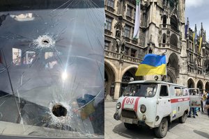 Lietuviai atvežė vokiečiams rusų nusikaltimų Ukrainoje įrodymus