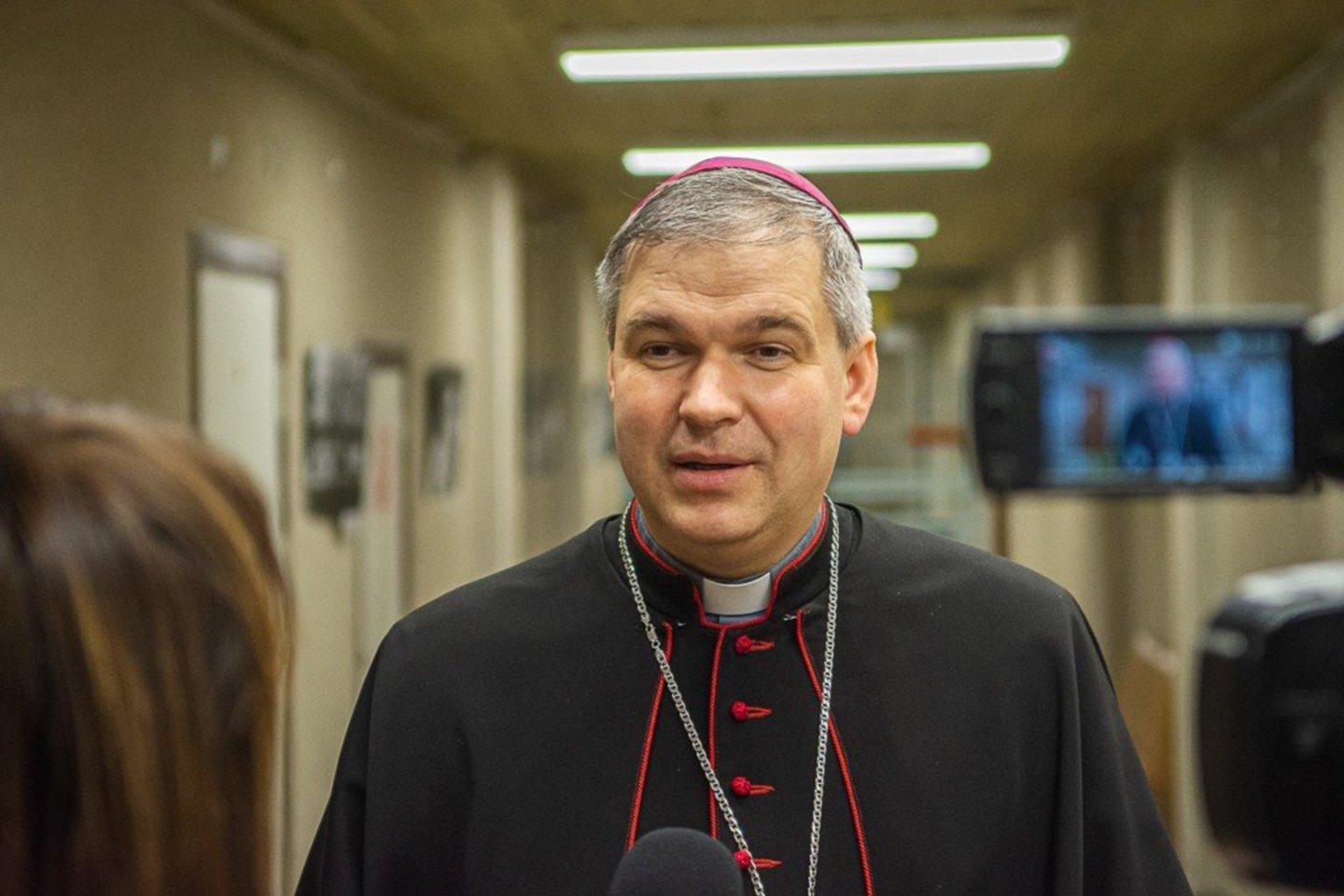 Panevėžio vyskupas Linas Vodopjanovas.<br>„Jūsų Panevėžys“ nuotr. 