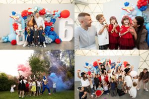 Simona ir Mindaugas Lipniai savo trynukams surengė pasakišką 6-ąjį gimtadienį