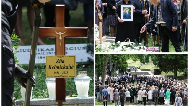 Užfiksavo Z. Kelmickaitės laidotuves: artimųjų ašaros ir lietuvių liaudies dainos