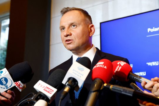 Lenkijos prezidentas Andrzejus Duda.