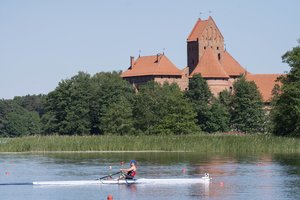 Vieno „Gintarinių irklų“ regatos pradininkų dukra Rima Karalienė: jei įsimyli irklavimą, tai visam laikui