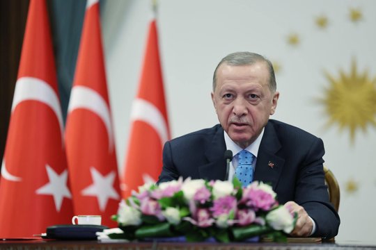 Turkijos prezidentas Recepas Tayyipas Erdoganas.
