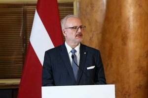 Latvijos parlamentas renka naują prezidentą, E. Levito įpėdinį