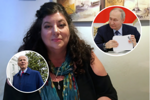 J. Bideną priekabiavimu kaltinusi moteris prašo Rusijos pilietybės