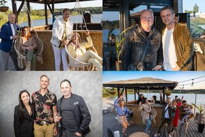 Paplūdimio baro atidaryme šėlo žinomi žmonės: tarp jų – Mino, Aleksandras Ivanauskas-Fara