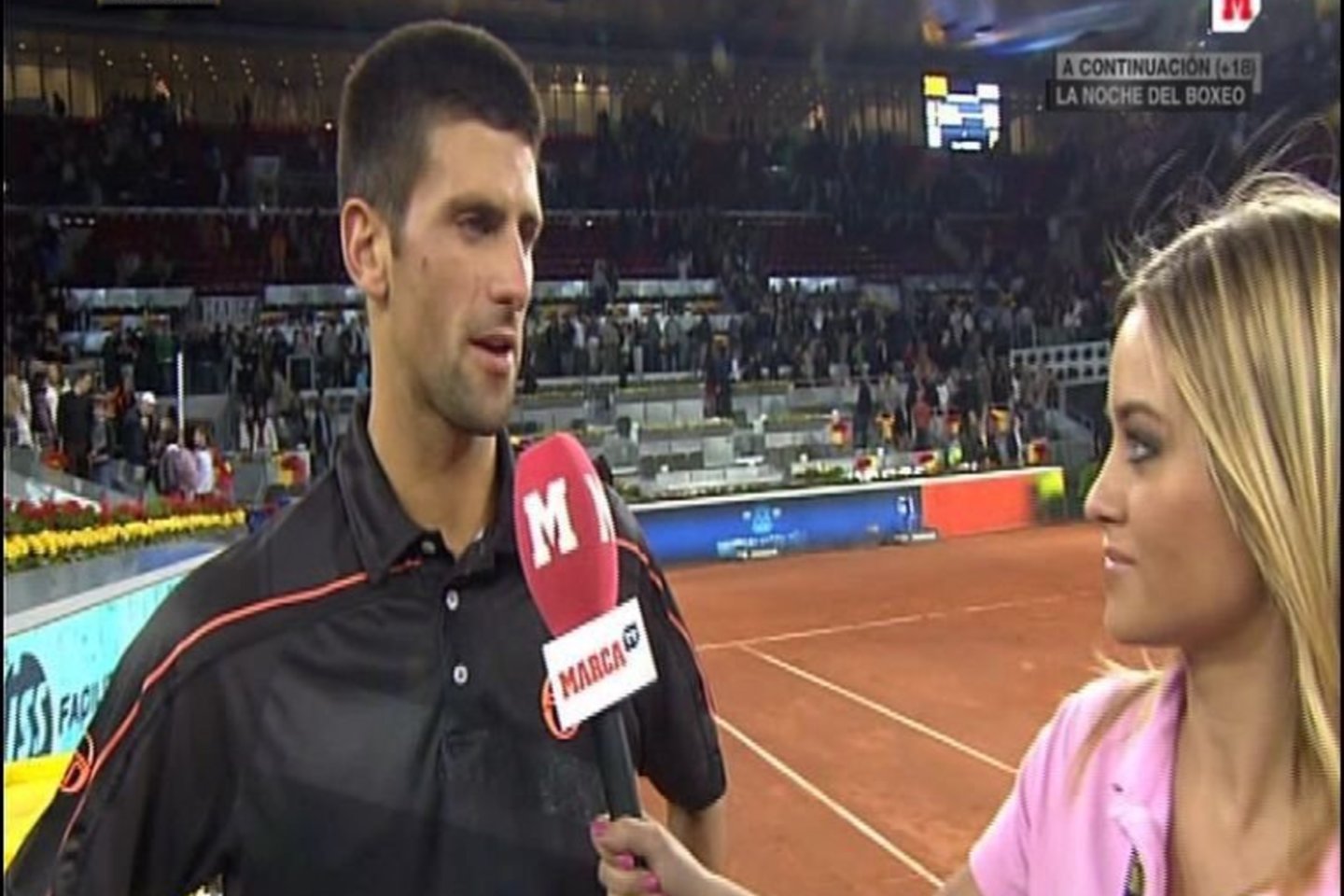  Dirbdama „Marca“ K.Kvašniova-Yague kalbino teniso žvaigždę Novaką Džokovičių.