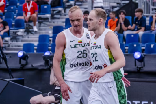  Trijulių krepšinio pasaulio čempionate Lietuvos rinktinė patyrė dar vieną apmaudų pralaimėjimą
