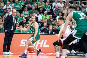 „Žalgiriui“ iki LKL finalų taškų rekordo trūko vieno taiklaus tolimo metimo