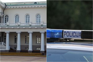 Policiją pasiekė melagingas pranešimas apie Prezidentūroje padėtą sprogmenį
