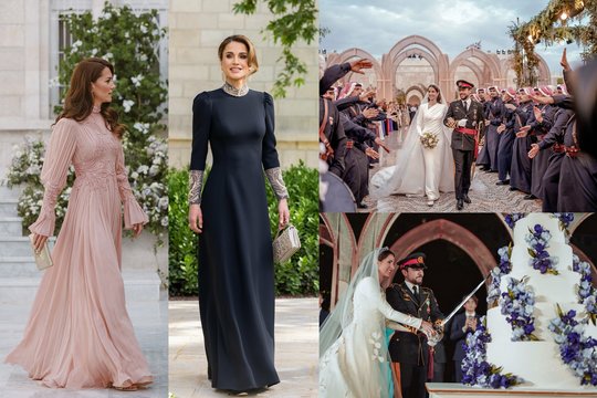  Per prabangią ceremoniją Jordanijos sosto įpėdinis susituokė su architekte iš Saudo Arabijos.