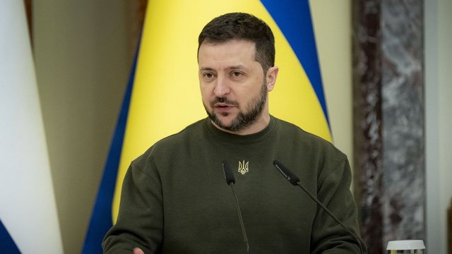V. Zelenskis pareiškė: Ukrainos pajėgos pasiruošusios pradėti ilgai lauktą kontrpuolimą