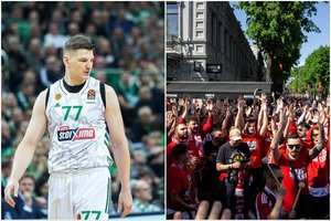 Su Molotovo kokteiliais sutikti „Panathinaikos“ krepšininkai Graikijos finalą pradėjo pralaimėjimu