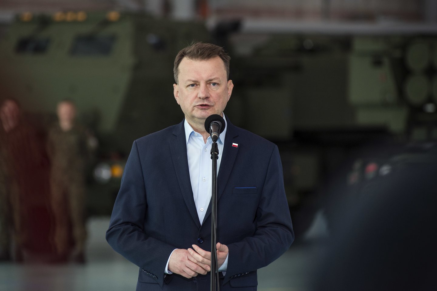 Lenkijos gynybos ministras Mariuszas Blaszczakas.<br>ZUMA Press/Scanpix nuotr.