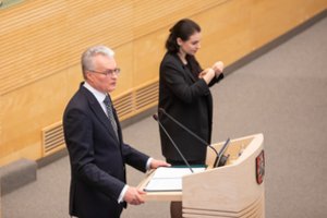 G. Nausėda Seime skaitys metinį pranešimą