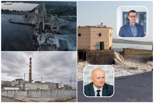 D. Antanaitis ir V. Malinionis pakomentavo Kachovkos užtvankos susprogdinimą ir jo galimas pasėmkes.