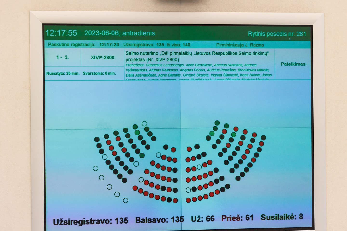 Konservatorių lyderis G.Landsbergis po kilusios politinės krizės dėl savivaldybių tarybų narių lėšų galimo švaistymo įsitikinęs, kad Seimui metas persikrauti.<br> T.Bauro nuotr.