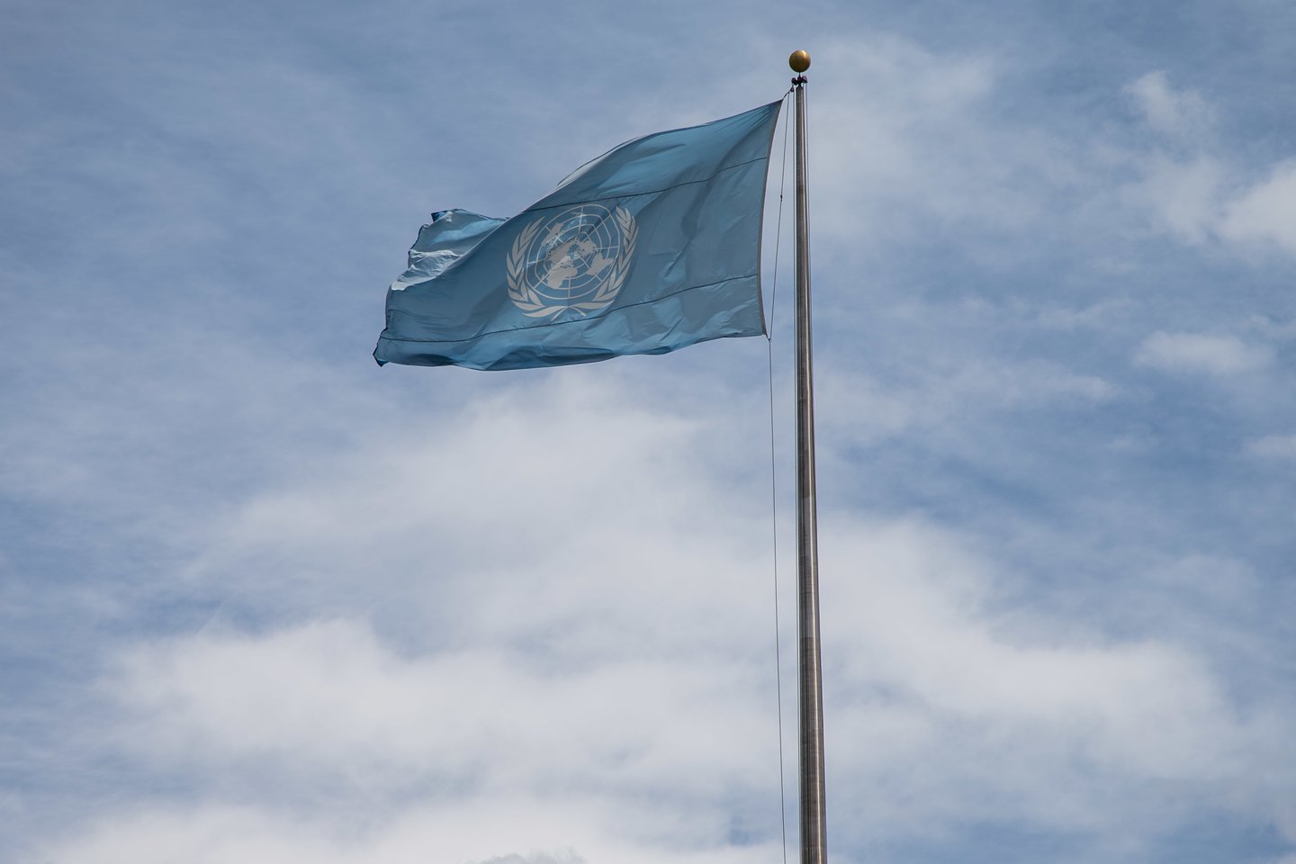  Jungtinių Tautų vėliava.<br> ZUMA Press/Scanpix nuotr.