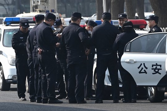 Kinijos policija.