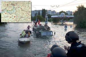 Kachovkos katastrofa: seni žemėlapiai rodo, kas laukia Ukrainos netolimoje ateityje