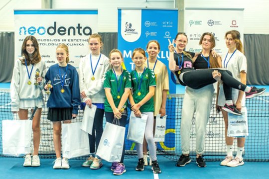  Lietuvos teniso sąjunga baigė penktąjį projekto „Junior Tennis Initiative” sezoną