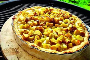 Rabarbarų pyragas su kremu: Inga iš Norvegijos pasidalijo receptu