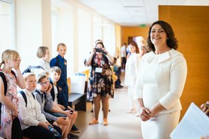 D. Nausėdienė Rokiškyje: turime užtikrinti vienodo starto galimybes visiems vaikams