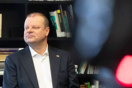 Demokratų sąjungos „Vardan Lietuvos“ pirmininkas Saulius Skvernelis. 