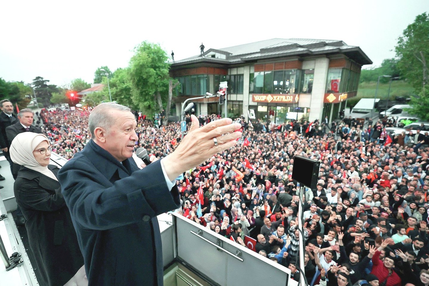 Turkijos prezidentas R.T.Erdoganas.<br>AFP/„Scanpix“ nuotr.