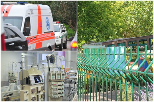  Šilutėje sunkią traumą patyrė 7 metų berniukas, kuriam lipant per šio darželio (dešinėje) tvorą kaklą sužalojo metalinis virbas. Jis išvežtas į ligoninę. 