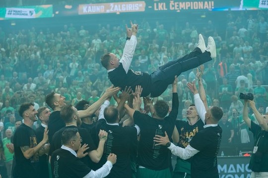 Kauno „Žalgiris“ tapo LKL čempionu.