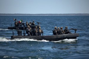 Baigėsi karinių pajėgų vykdytos pratybos „Audros smūgis 2023“: jų metu vyko sąjungininkų jūrų desanto operacija