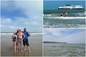 Lietuviai ruošiasi estafete įveikti plaukikų everestu vadinamą Lamanšą: iššūkį skiria kilniam tikslui