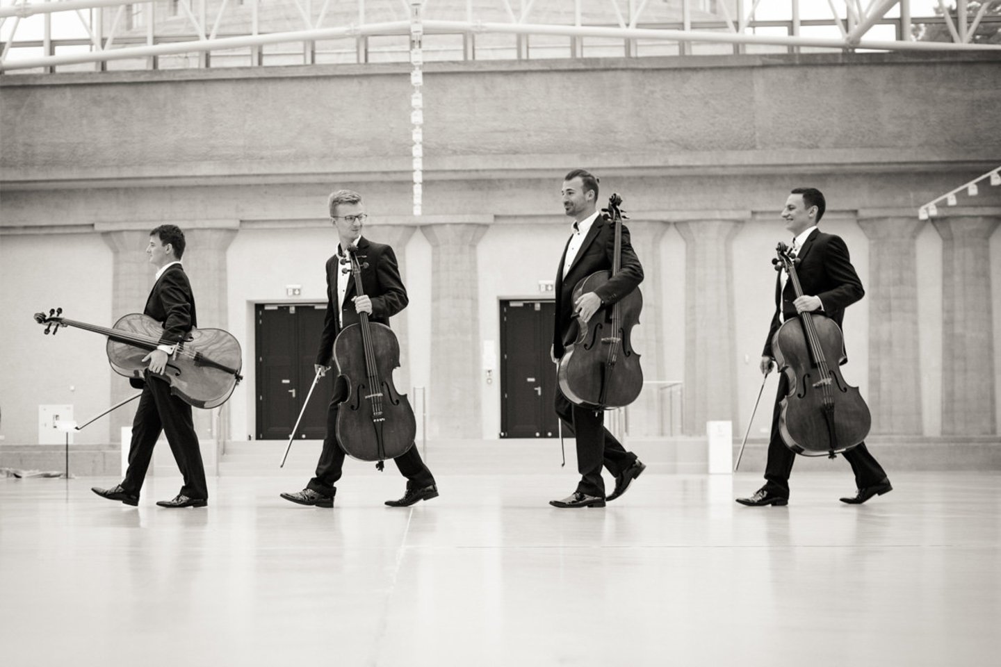  „Polish Cello Quartet“.<br>  Ł. Rajcherto nuotr.