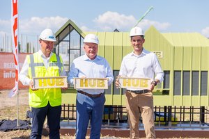 Construction of the largest stock-office town in the Baltics has started