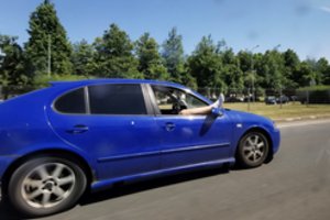 Vairuotoją pribloškė netikėtas vaizdelis pro langą: „To nebuvau matęs“