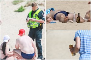 Poilsiautojai jau siautėja Lietuvos pajūryje: muštynės kopose, girtuoklystės ir agresijos protrūkis