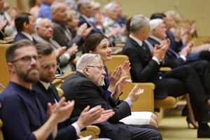 Seime – Gedulo ir vilties dienos minėjimas: atvyko V. Adamkus ir V. Landsbergis